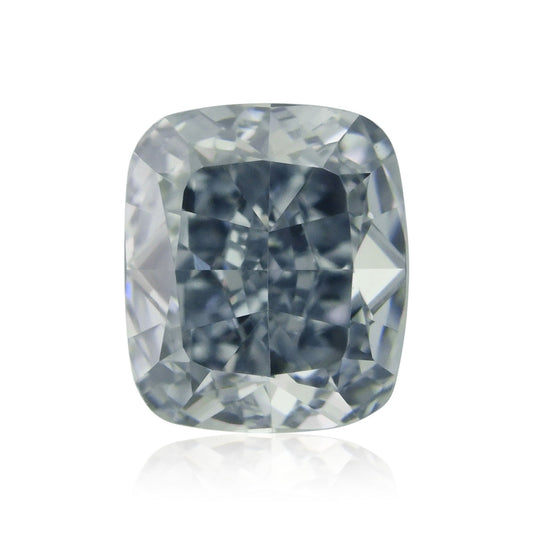 0,45 Karat Fancy Blue Cushion Diamond VVS2 GIA