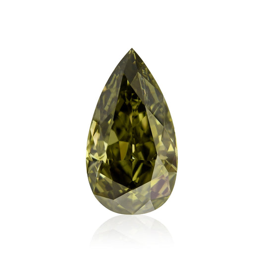 0,45 Karat Chamäleon-Birnen-Diamant VS2 GIA