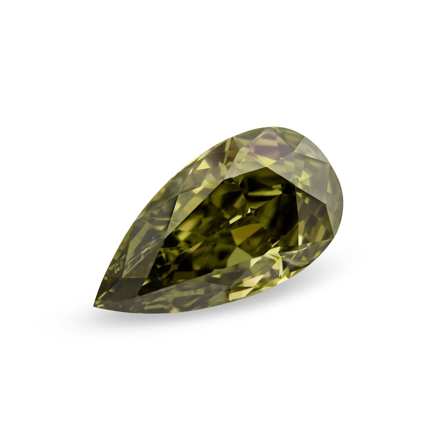 0,45 Karat Chamäleon-Birnen-Diamant VS2 GIA