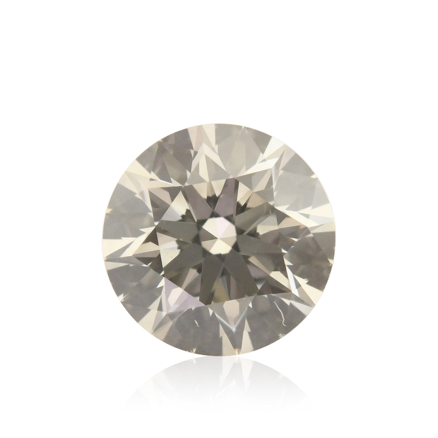 0,45 Karat Fancy Light Gray Round Diamond SI1 GIA
