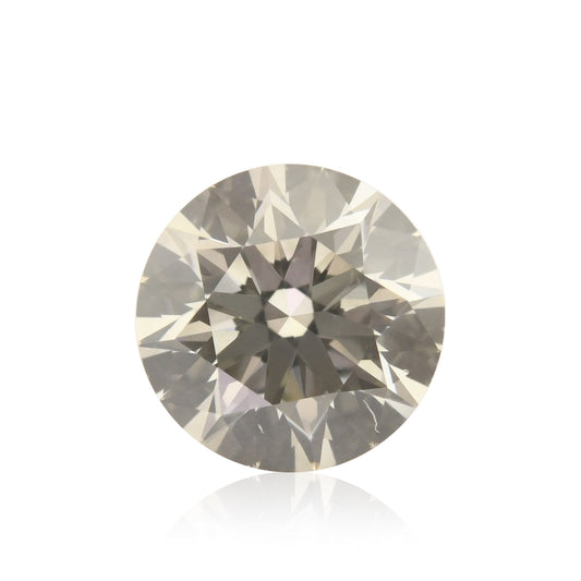 0,45 Karat Fancy Light Gray Round Diamond SI1 GIA