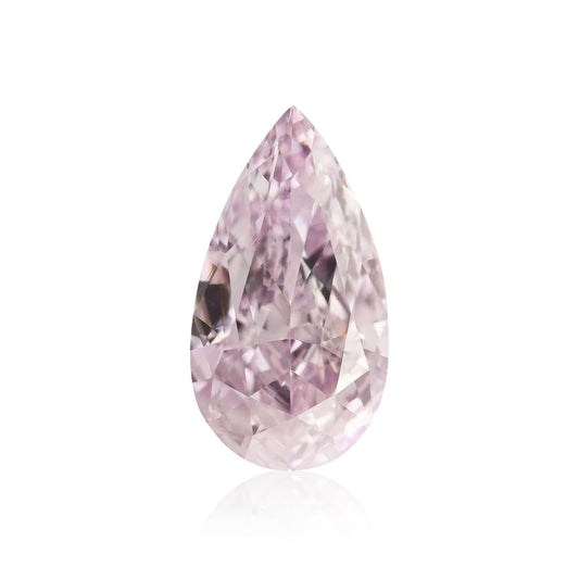 0,46 Karat Fancy Light Purplish Pink Birnenförmiger Diamant VS2 GIA