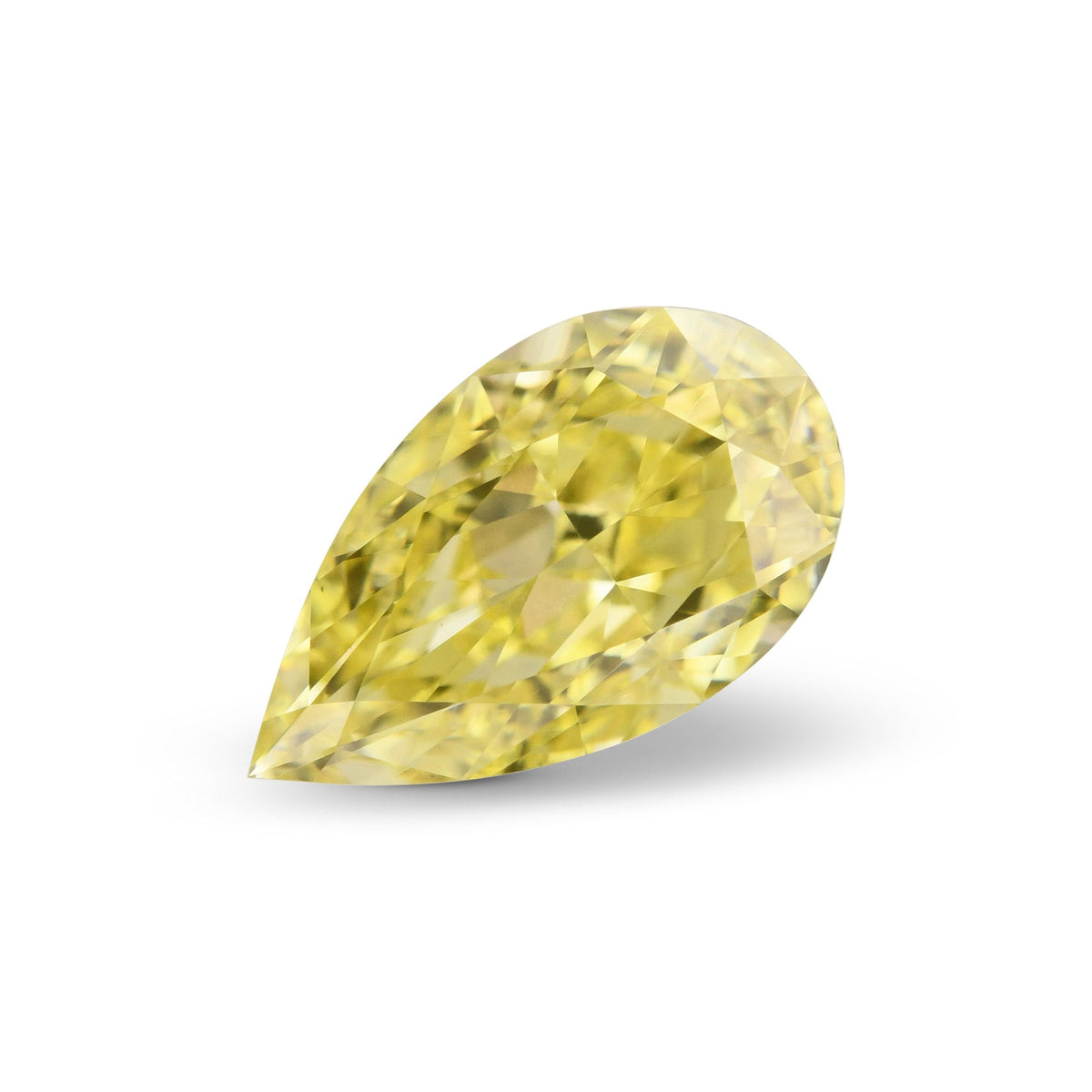 Birnenförmiger Diamant | 0,5 ct | Intensiv gelb | VS1 | GIA | Ref. 705489