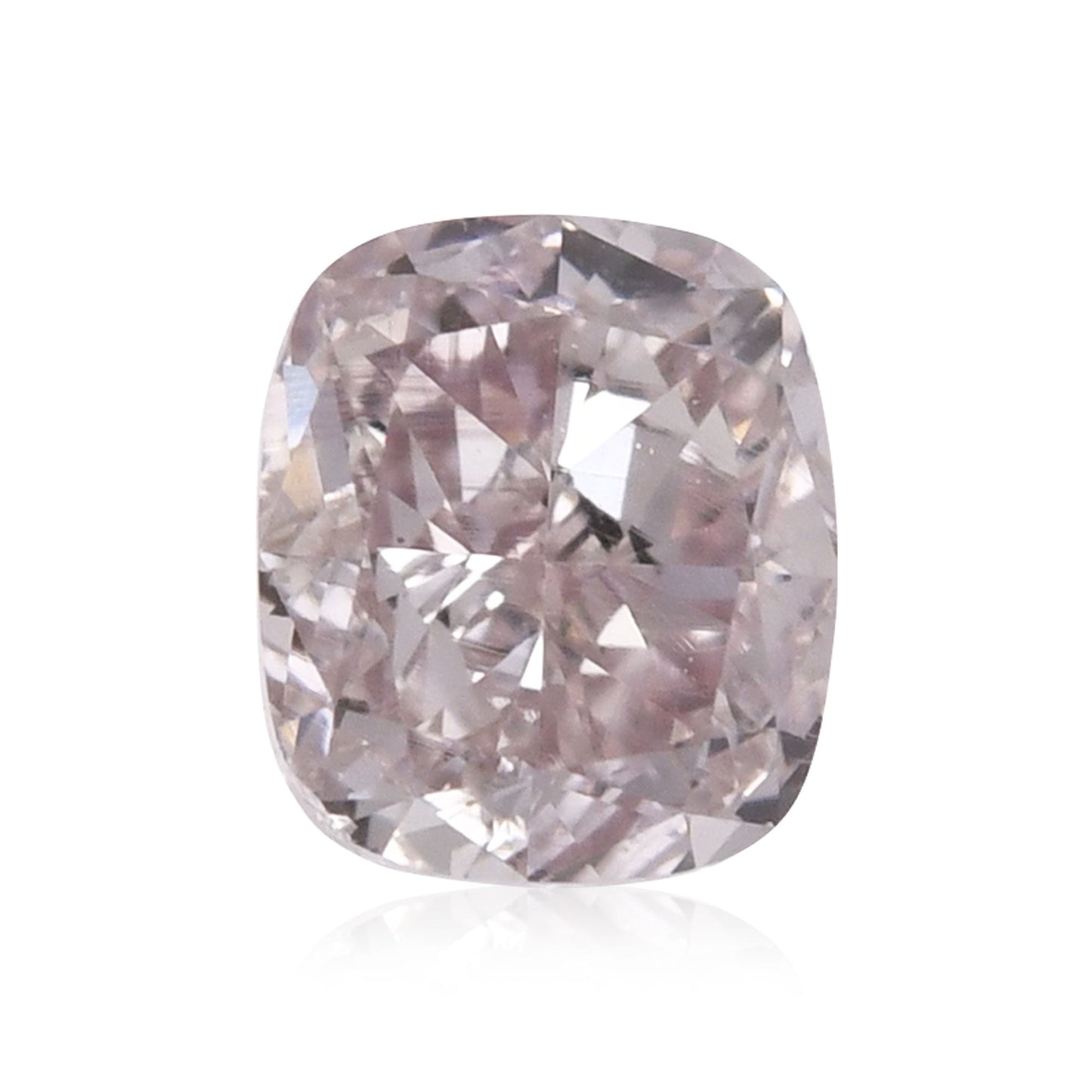 0,50 Karat Fancy Light Brown Pink Cushion Diamond SI1 GIA