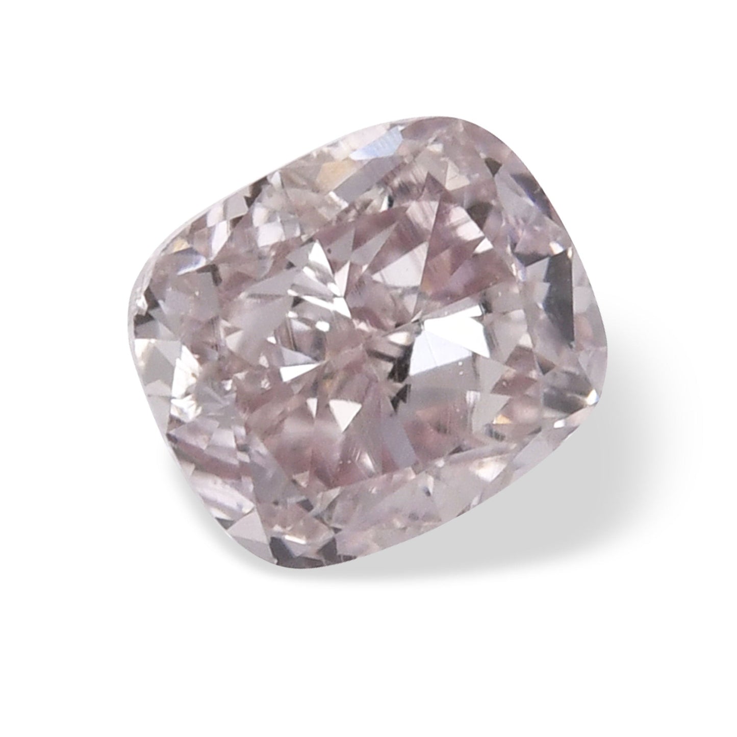 0,50 Karat Fancy Light Brown Pink Cushion Diamond SI1 GIA