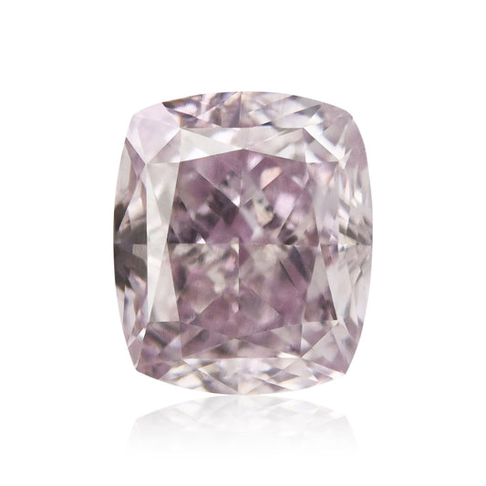 0,50 Karat Fancy Light Purplish Pink Cushion Diamond SI1 GIA