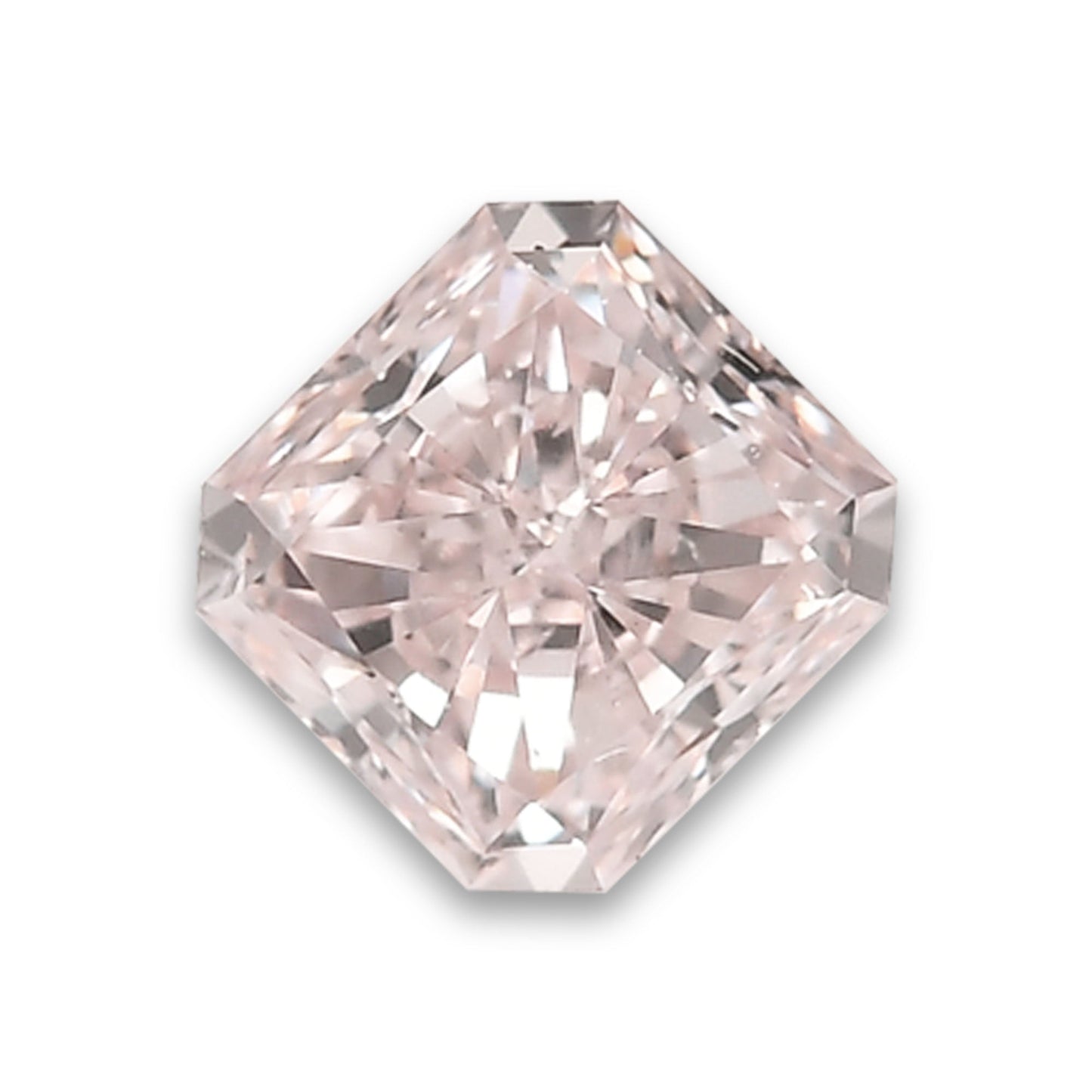 0,50 Karat sehr hellrosa strahlender Diamant SI2 GIA