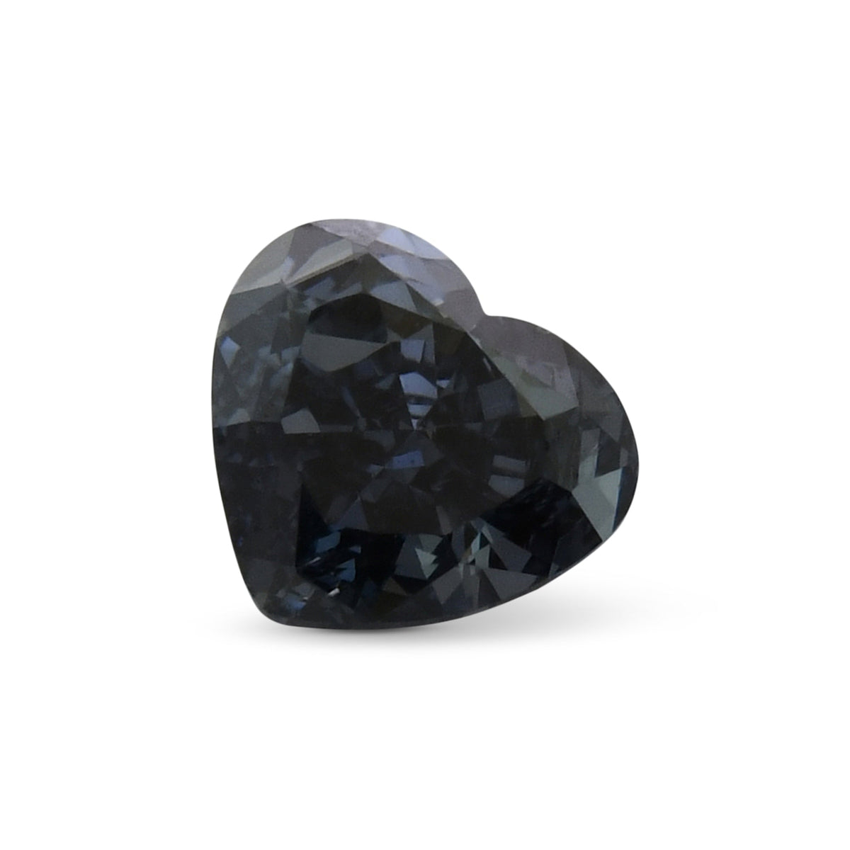 Herzförmiger Diamant | 0,5 ct | Dunkelgrau-Blau | Reinheitsgrad: VS1 | GIA | Ref. 712660