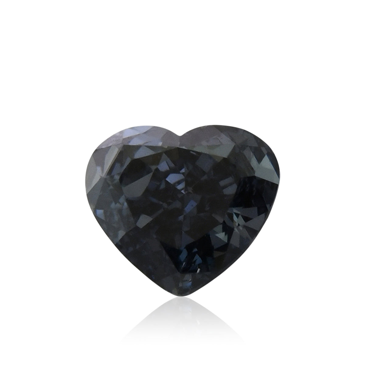 Herzförmiger Diamant | 0,5 ct | Dunkelgrau-Blau | Reinheitsgrad: VS1 | GIA | Ref. 712660
