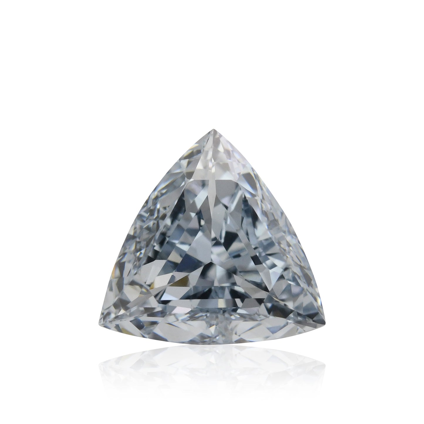 0.50 Carat Fancy Intense Blue Triangle Diamond VVS1 GIA