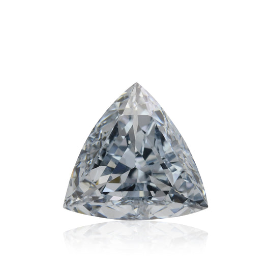 0.50 Carat Fancy Intense Blue Triangle Diamond VVS1 GIA