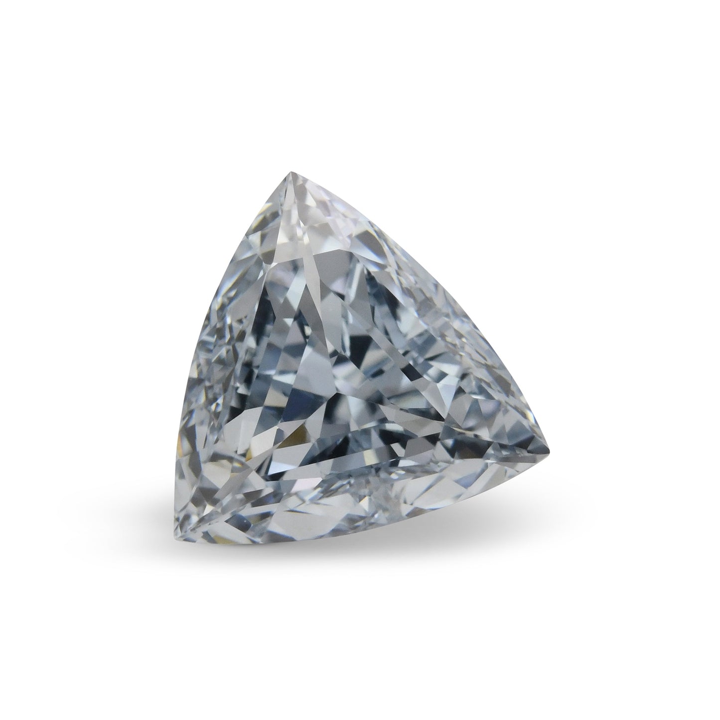 0.50 Carat Fancy Intense Blue Triangle Diamond VVS1 GIA