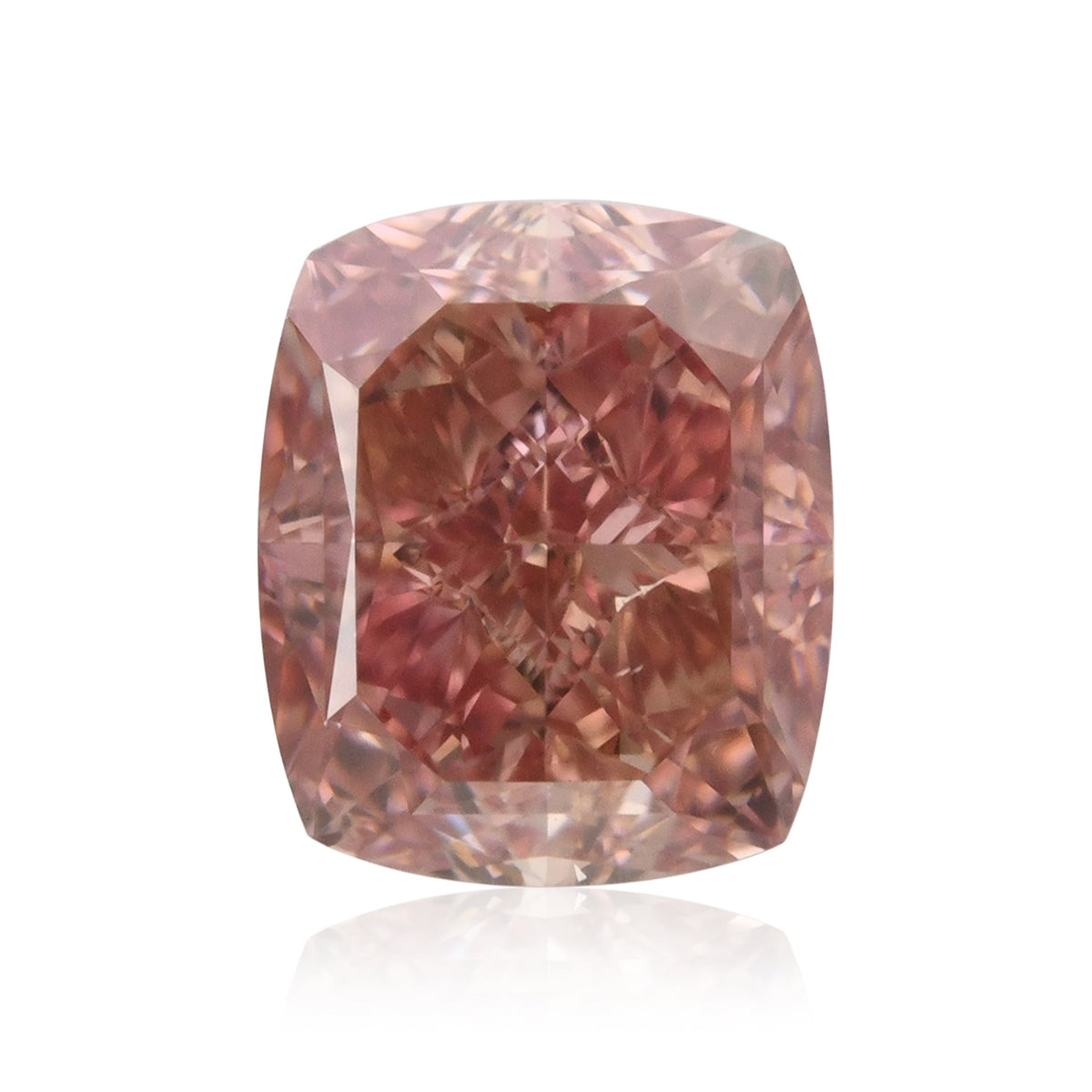 Kissenförmiger Diamant | 0,5 ct | Orange-Rosa | VS2 | GIA | Ref. 710645
