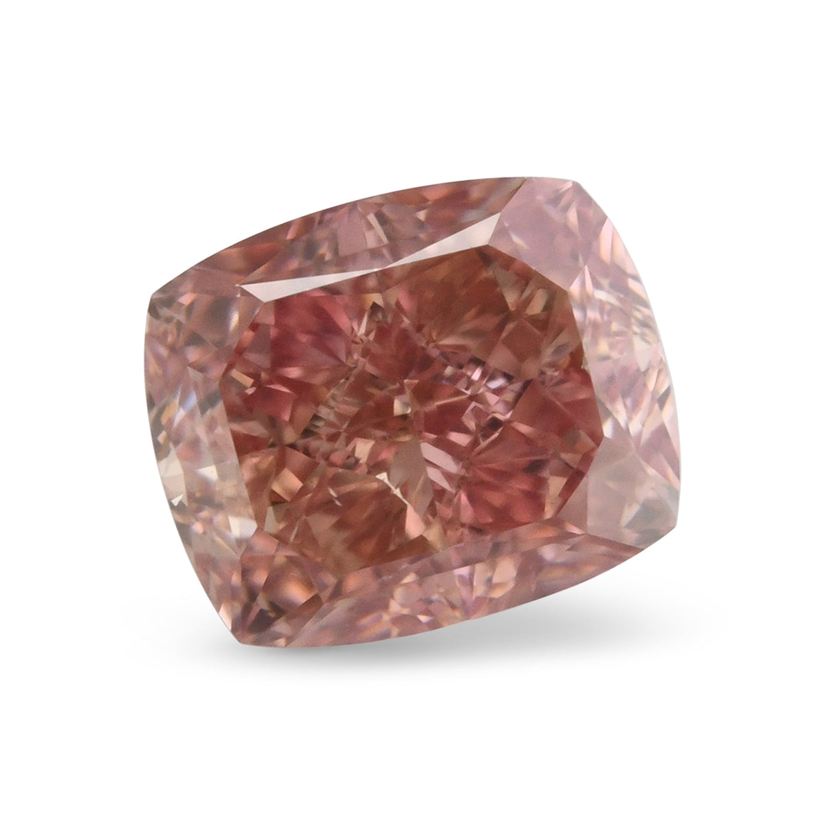 Kissenförmiger Diamant | 0,5 ct | Orange-Rosa | VS2 | GIA | Ref. 710645