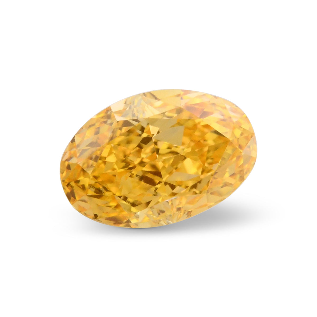 Ovaler Diamant | 0,5 ct | Fancy Vivid Orange Yellow | VVS2 | GIA | Ref 714848