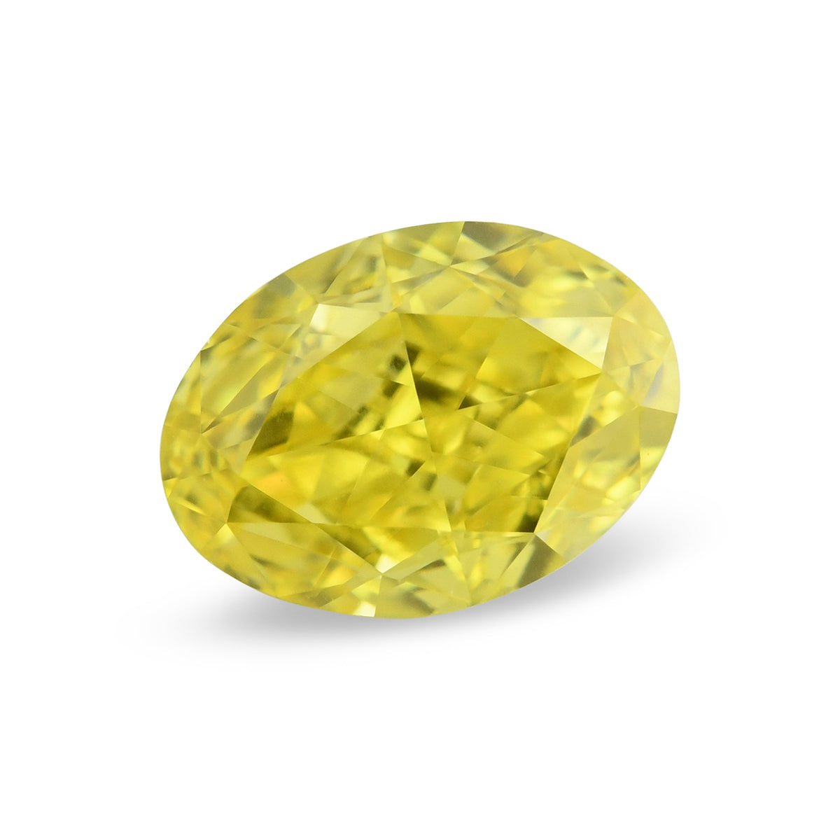 Oval Diamond | 0.5 ct | Fancy Vivid Yellow | VS2 | GIA | Ref 663781
