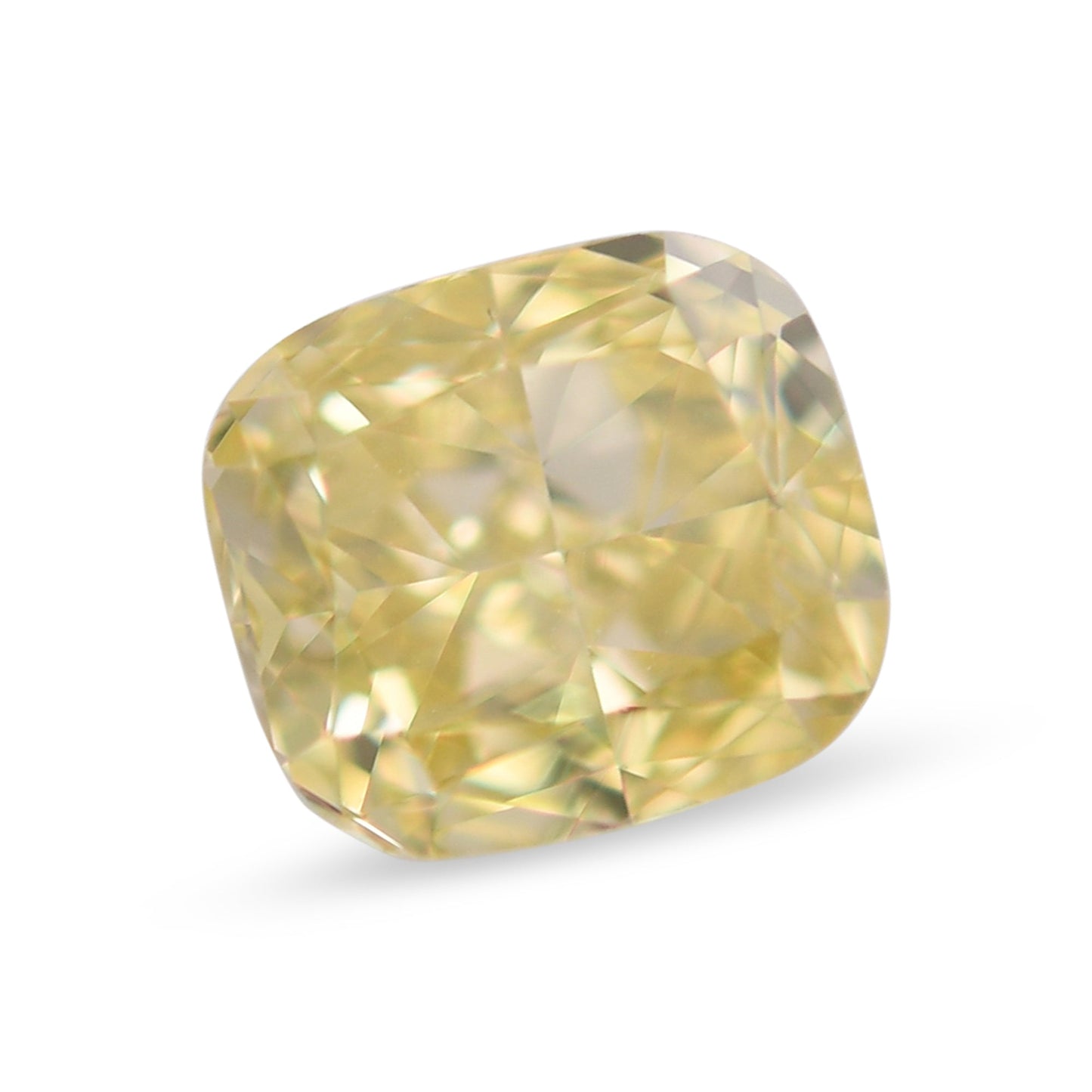0,50 Karat Fancy Yellow Cushion Diamond VS2 GIA
