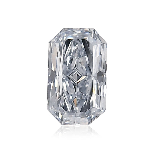 0,51 Karat Fancy Light Blue Radiant Diamond IF GIA