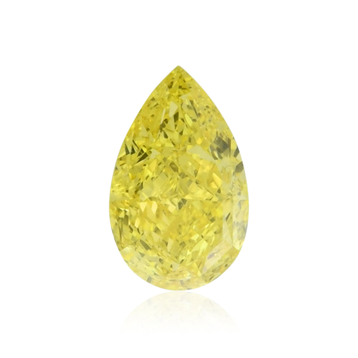 Birnenförmiger Diamant | 0,51 ct | Fancy Vivid Yellow | VS2 | GIA | Ref. 717132