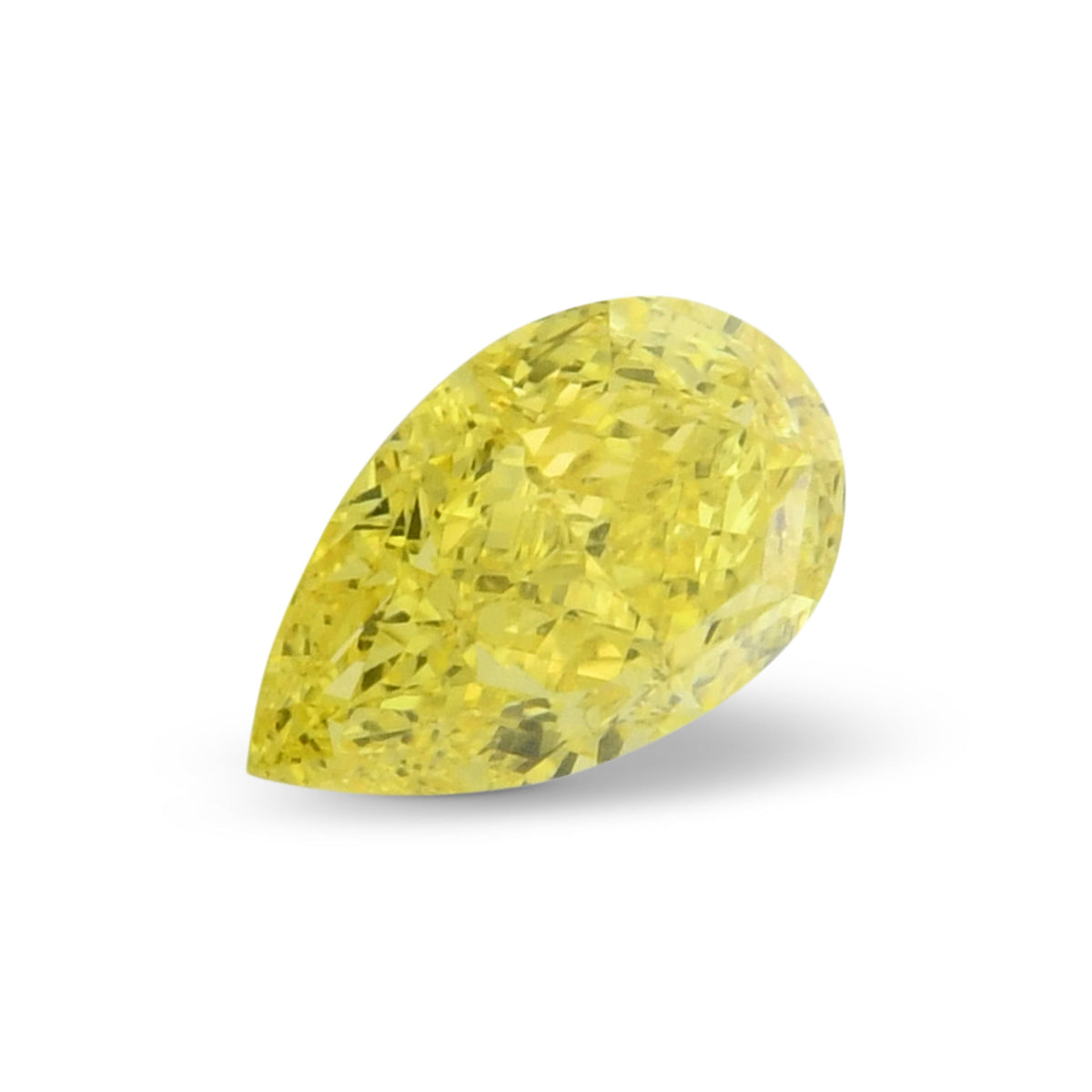 Birnenförmiger Diamant | 0,51 ct | Fancy Vivid Yellow | VS2 | GIA | Ref. 717132