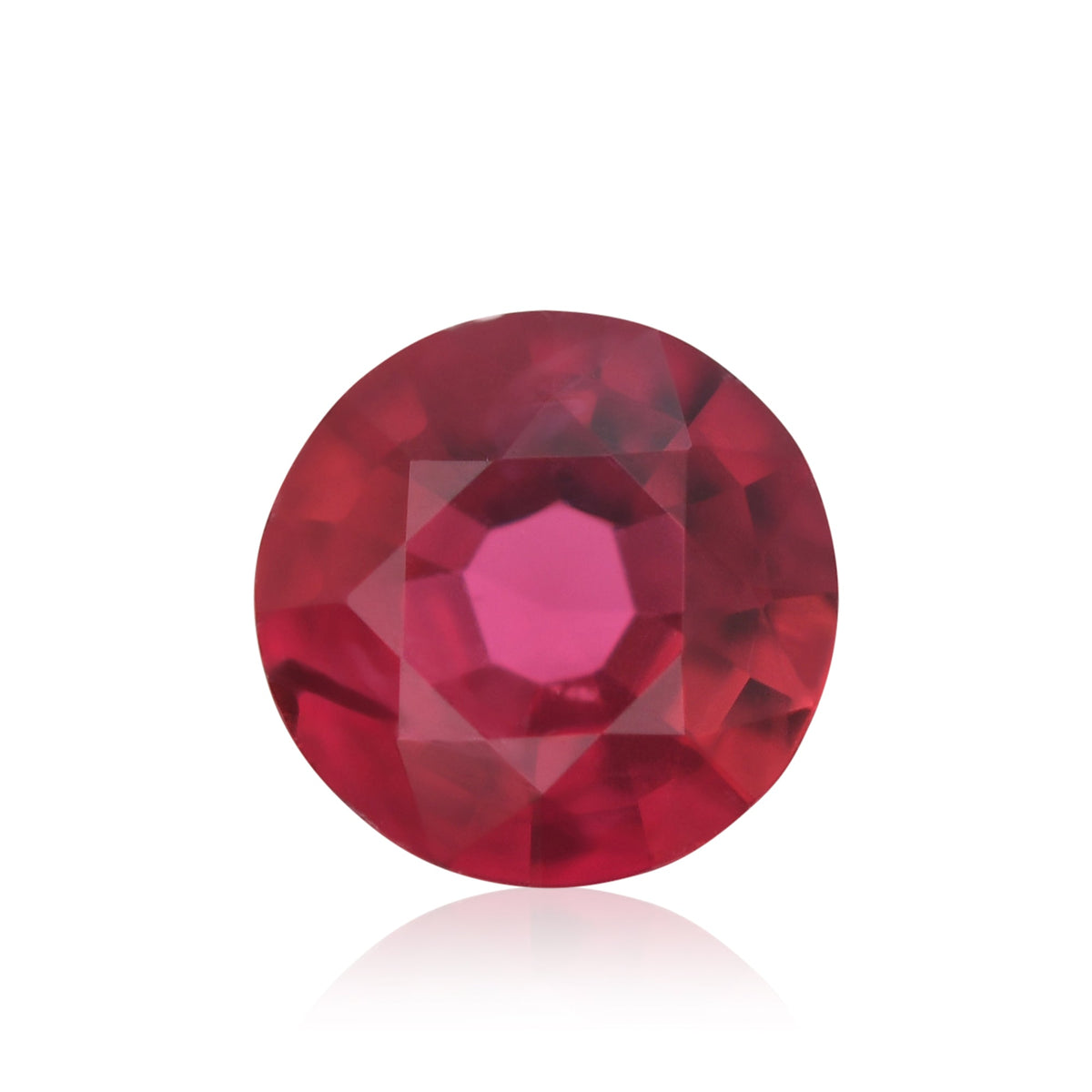Runder Rubin | 0,51 ct | Rot | Ref. 711364
