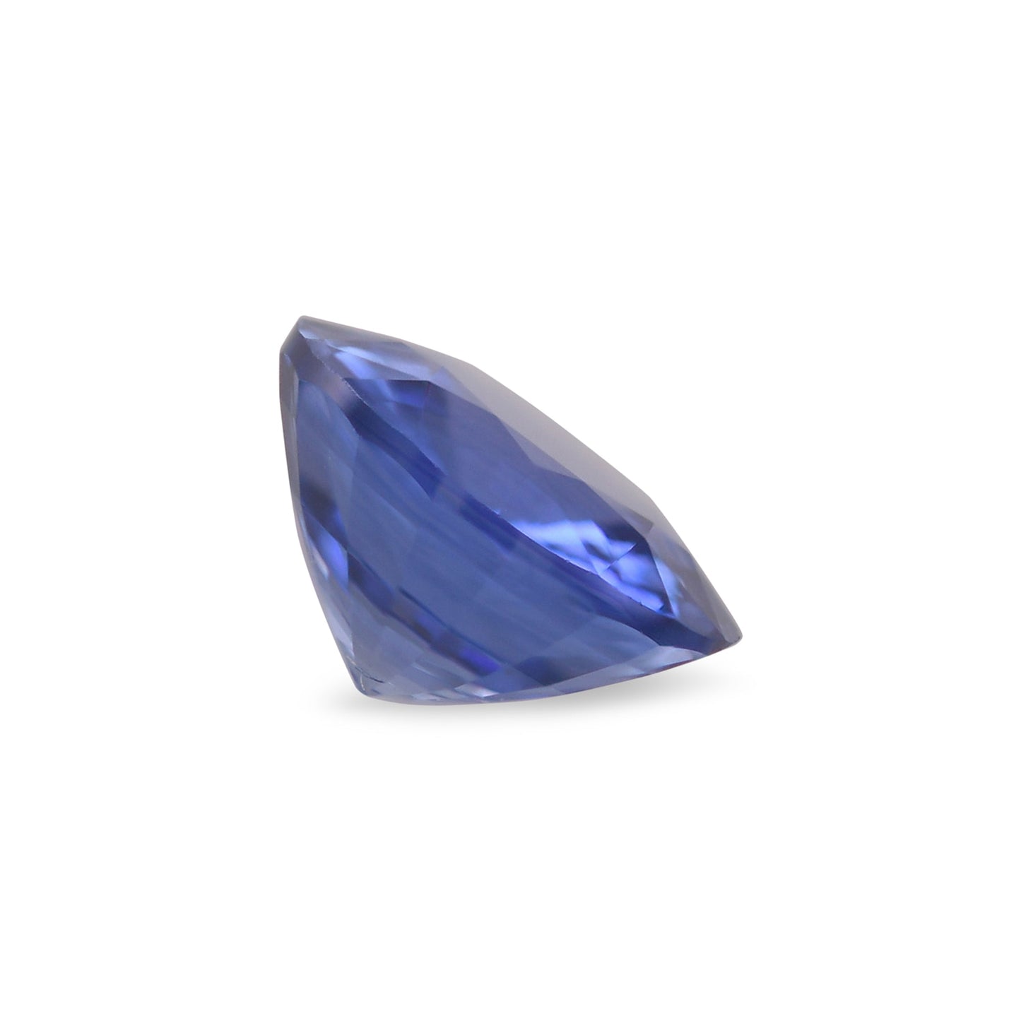 0,51 Karat blauer runder Saphir aus Sri Lanka