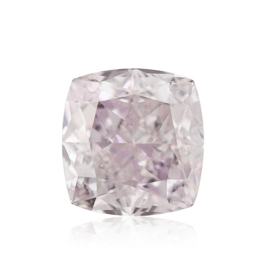 0,52 Karat Fancy Light Purplish Pink Cushion Diamond SI2 GIA