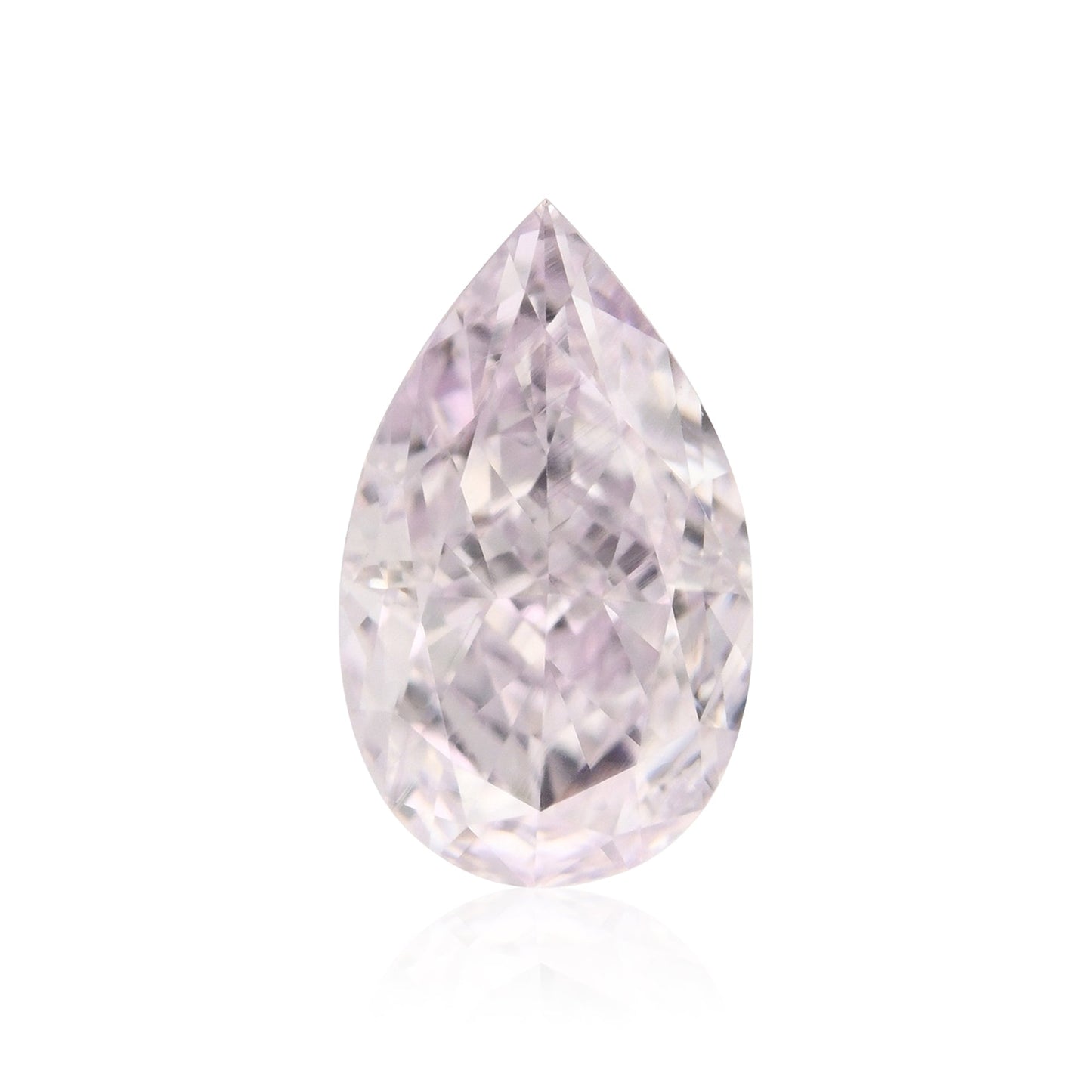 0.52 Carat Light Pink Pear Diamond VS2 GIA