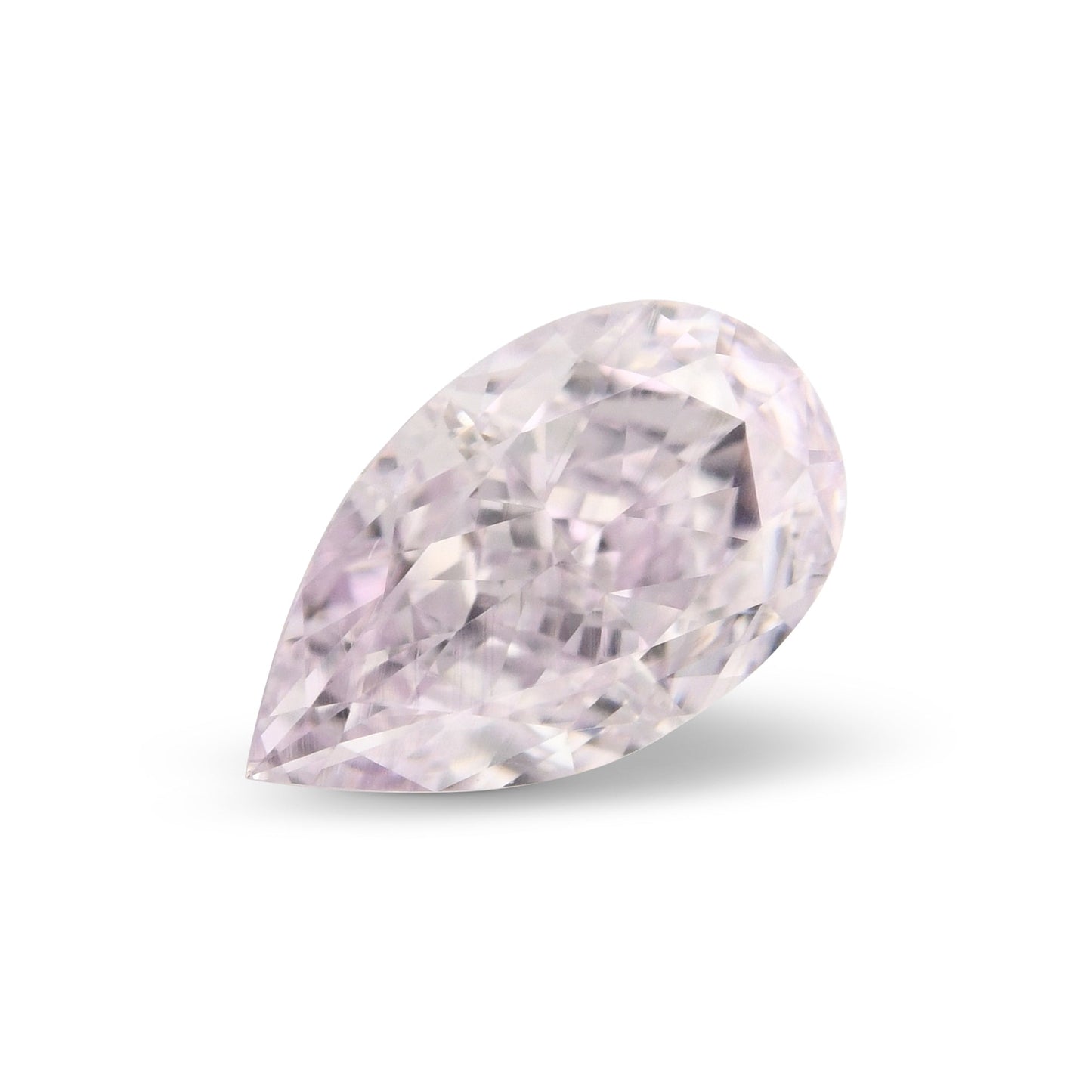 0.52 Carat Light Pink Pear Diamond VS2 GIA