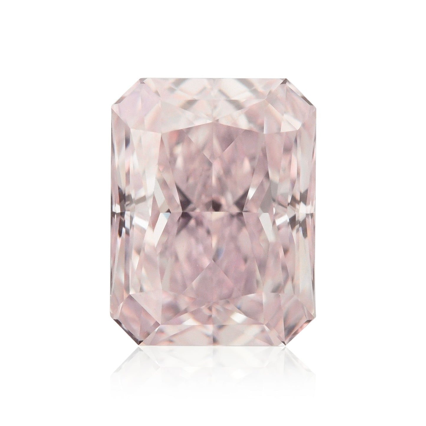 0,53 Karat Fancy Light Purplish Pink Radiant VS1 GIA