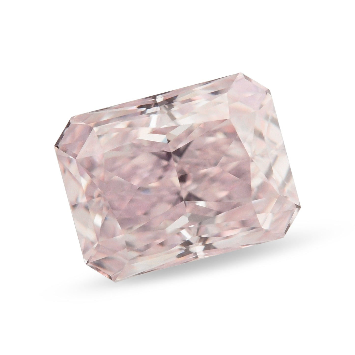 0,53 Karat Fancy Light Purplish Pink Radiant VS1 GIA