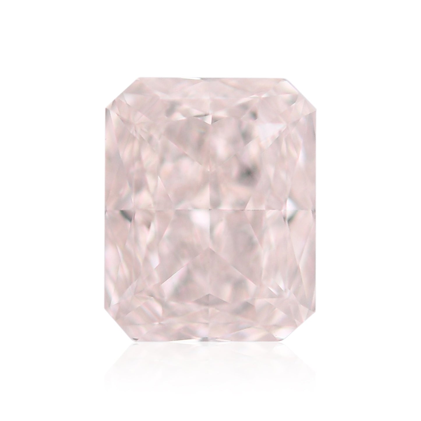 0,53 Karat hellbraun-rosa strahlender Diamant VVS2 GIA