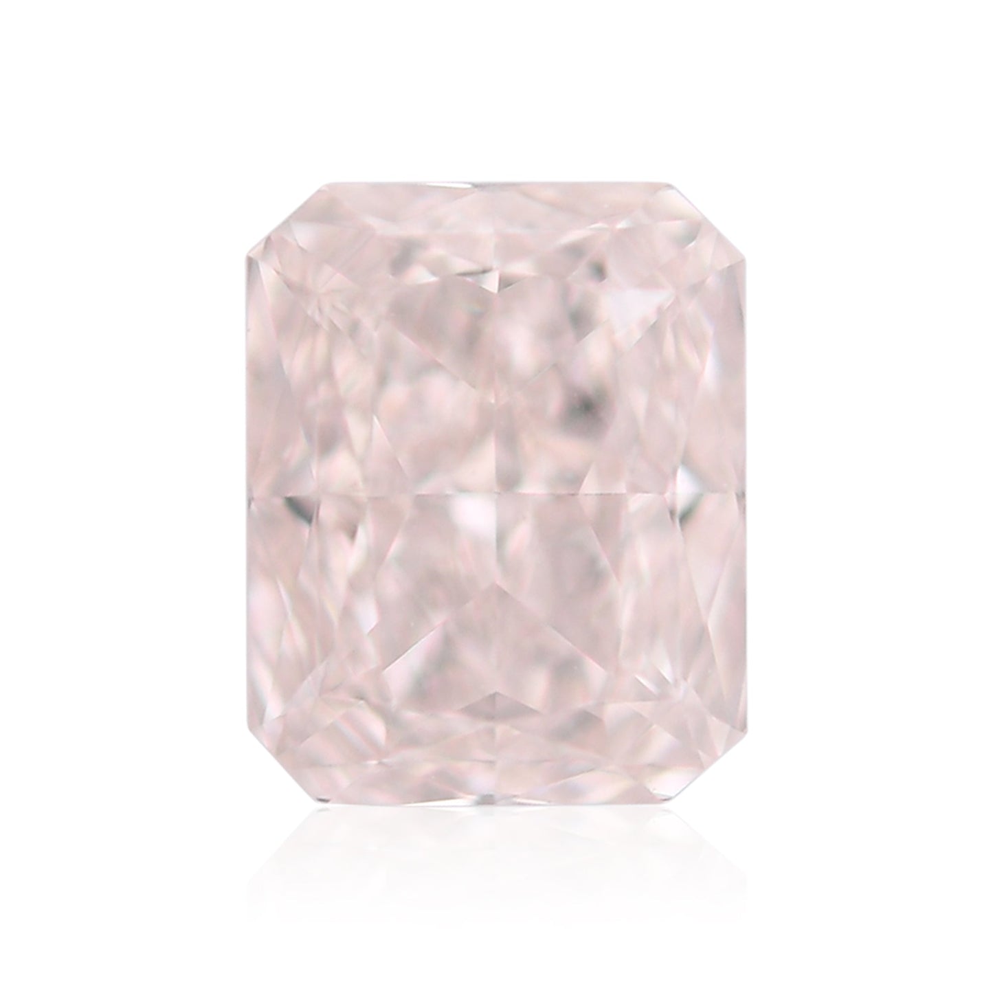 0,53 Karat hellbraun-rosa strahlender Diamant VVS2 GIA