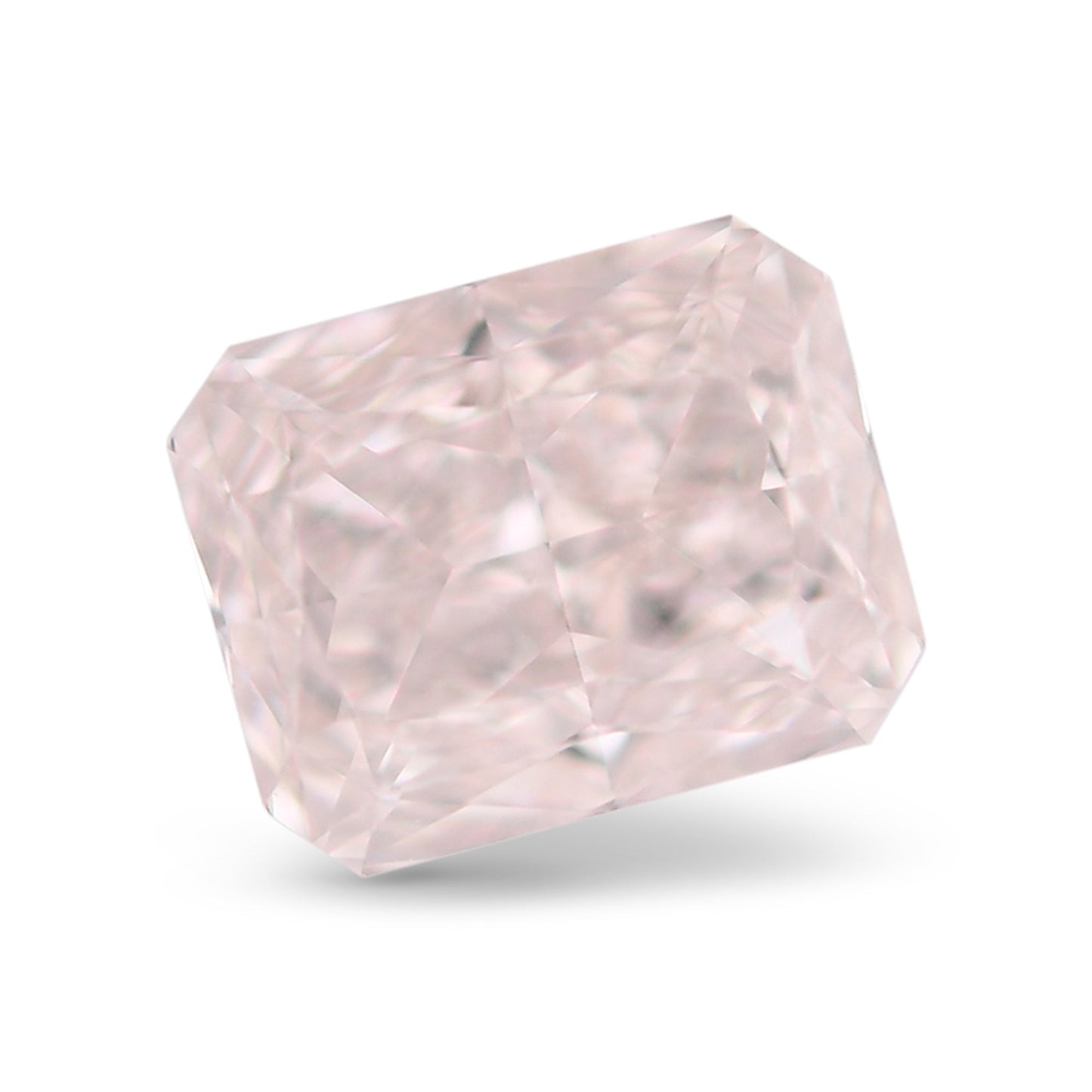 0,53 Karat hellbraun-rosa strahlender Diamant VVS2 GIA