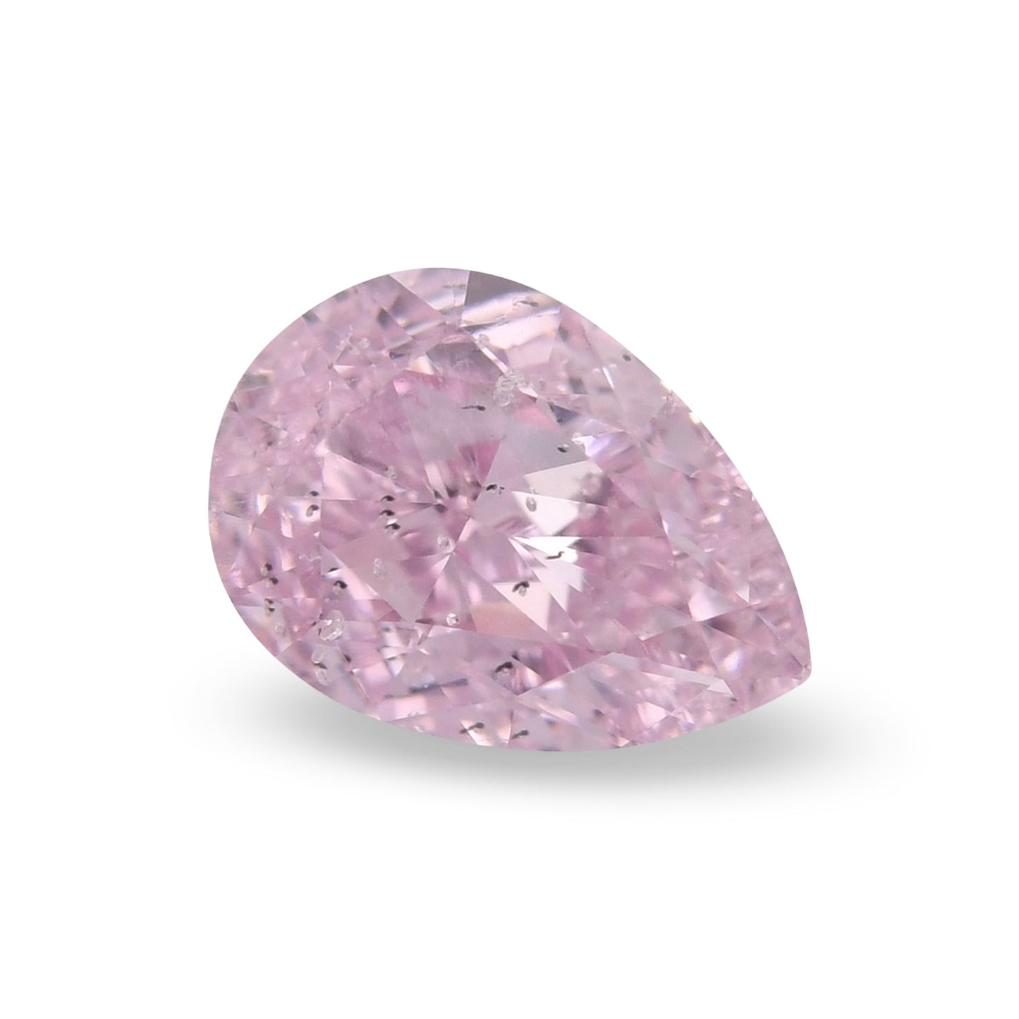 0,54 Karat Fancy Intense Purple Pink Birnenförmiger Diamant I1 GIA