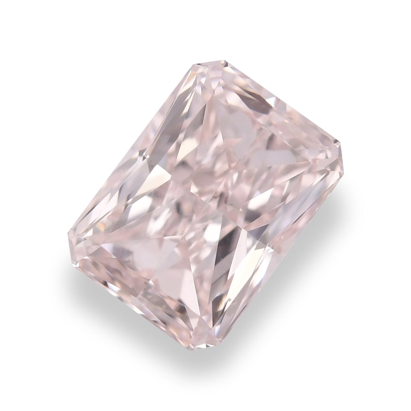 0,54 Karat hellrosa strahlender Diamant VS1 GIA
