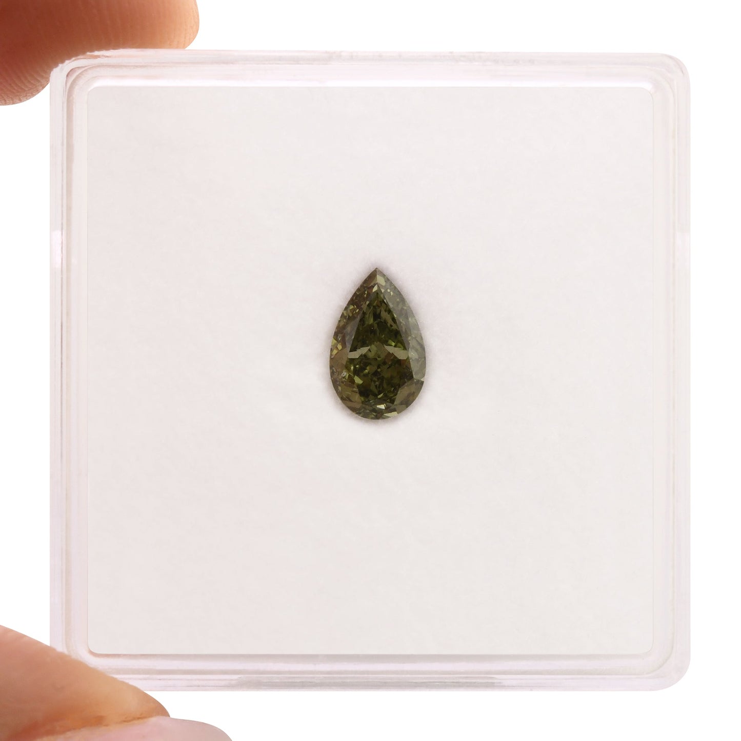 0,54 Karat Chamäleon-Birnen-Diamant VS1 GIA