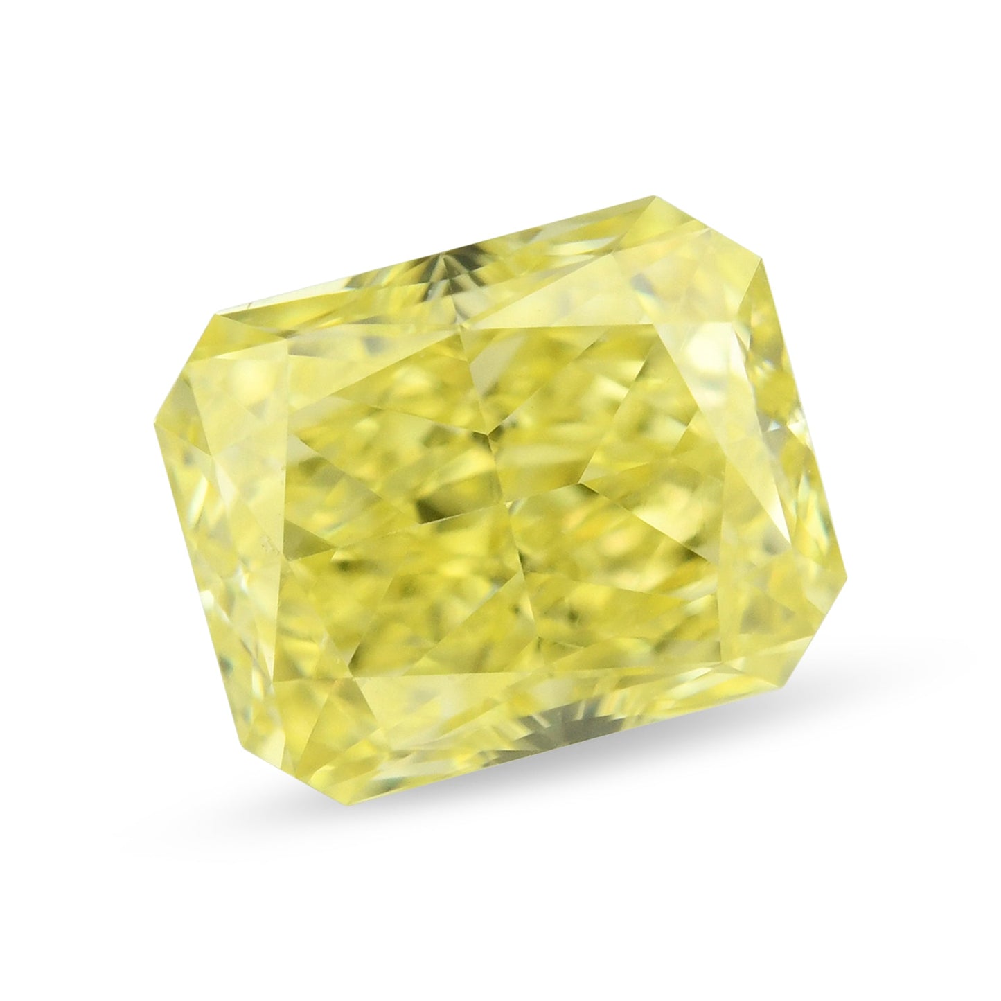 0,54 Karat Fancy Intense Yellow Radiant VVS2 GIA