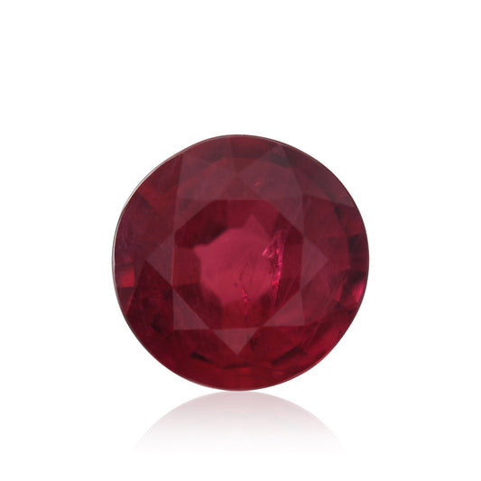 0.56 Carat Red MOZAMBIQUE Round Ruby