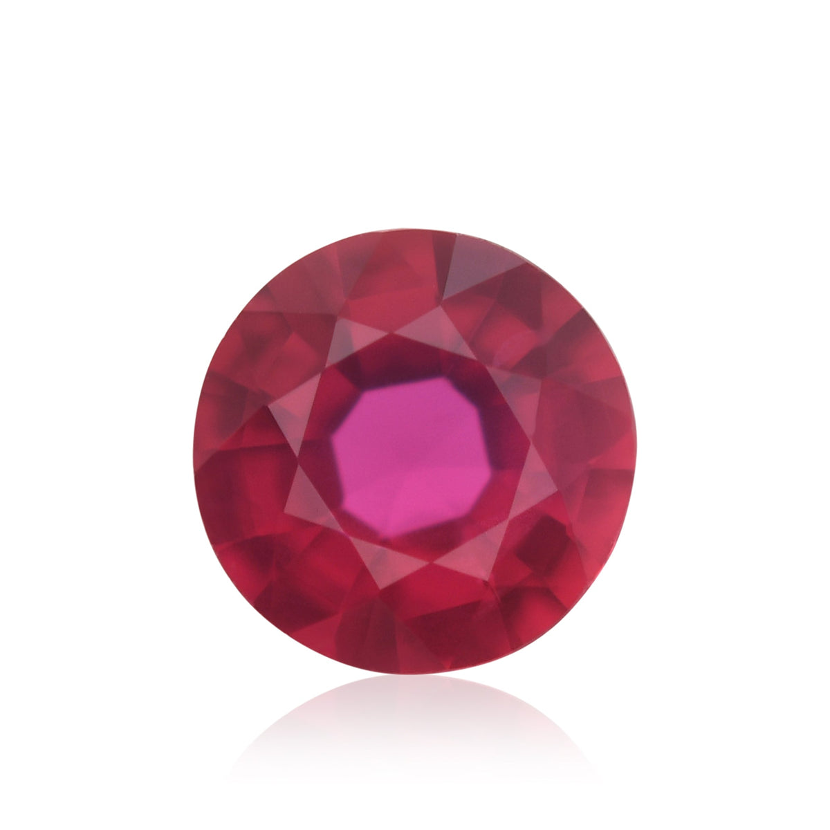 Runder Rubin | 0,56 ct | Rot | Ref. 711368