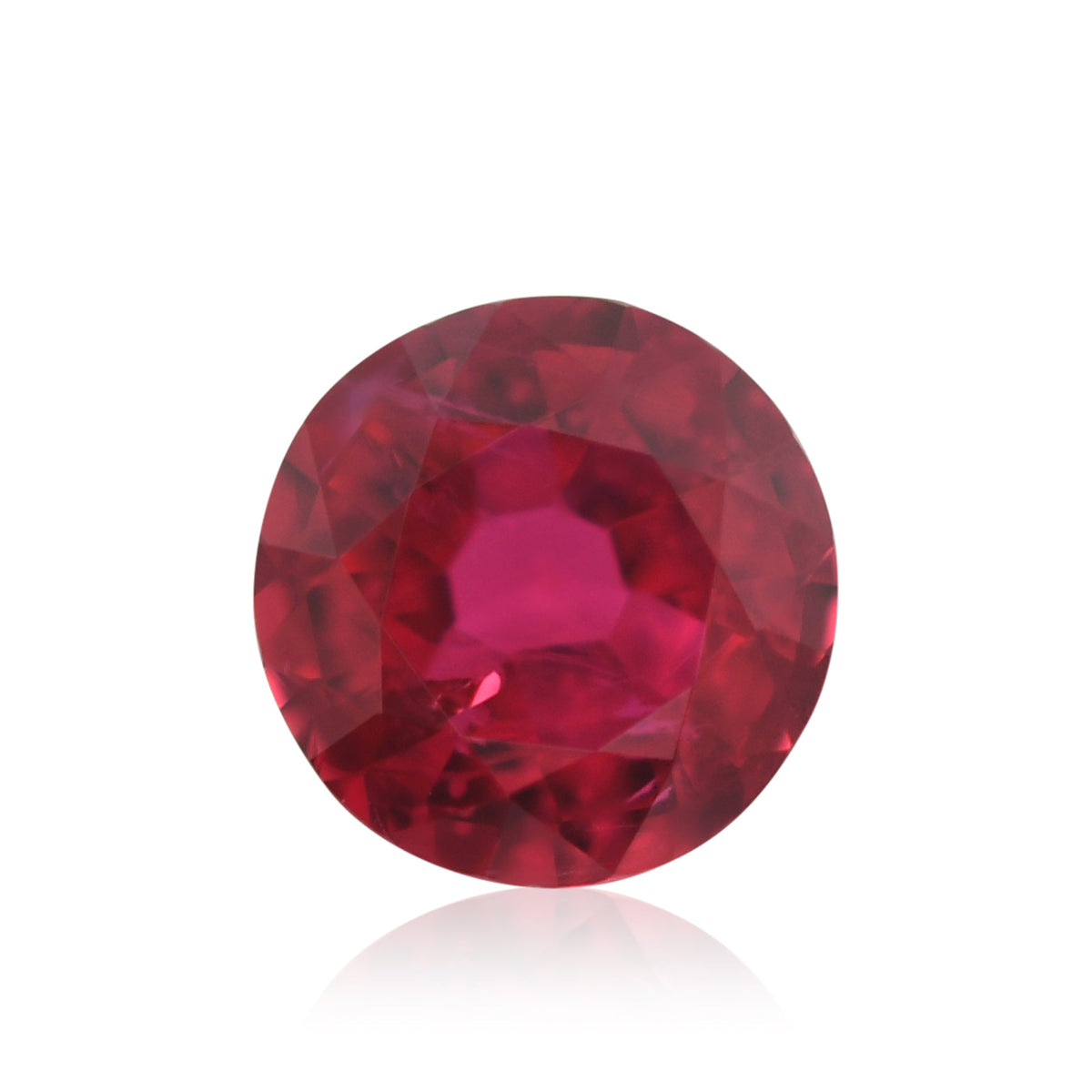 Runder Rubin | 0,56 ct | Rot | Ref. 711372