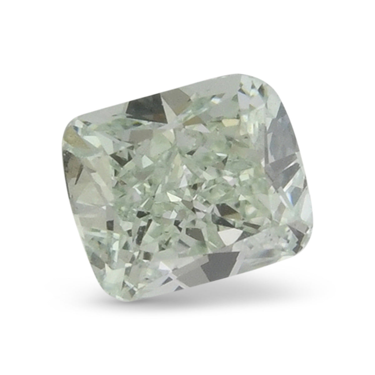 Kissenförmiger Diamant | 0,57 ct | Fancy Green | VVS2 | GIA | Ref. 718958
