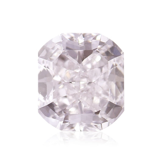 0.60 Carat Faint Pink Radiant Diamond VVS1 GIA