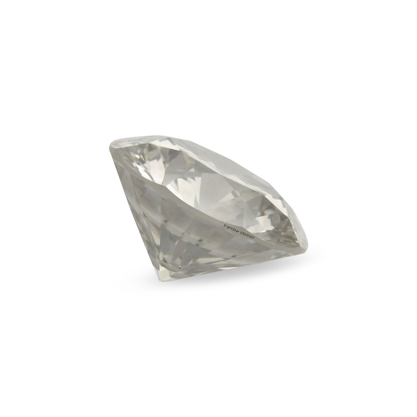 0,60 Karat Fancy Light Gray Round Diamond SI1 GIA
