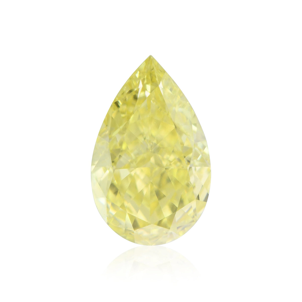Birnenförmiger Diamant | 0,6 ct | Intensiv gelb | VVS1 | GIA | Ref. 719735