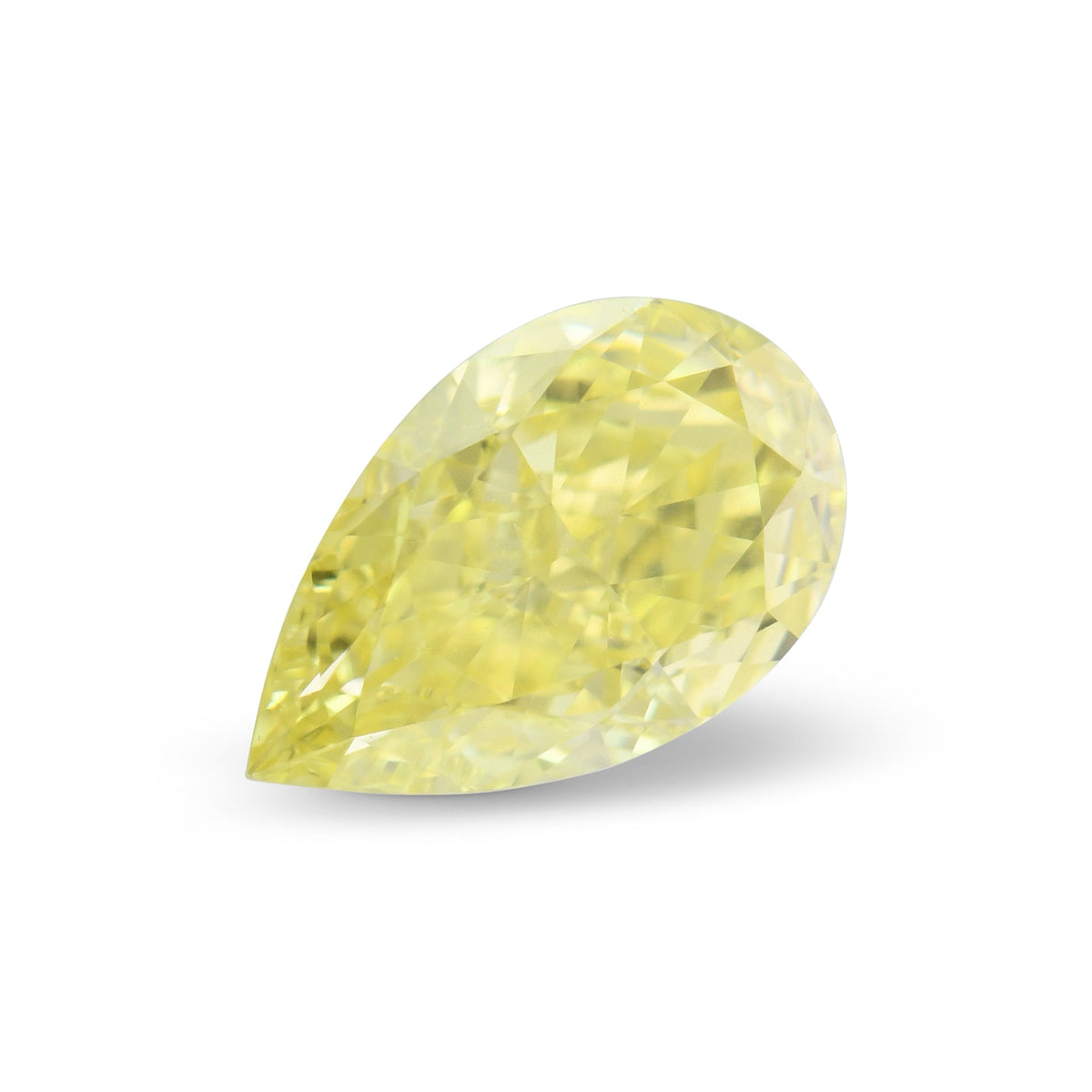 Birnenförmiger Diamant | 0,6 ct | Intensiv gelb | VVS1 | GIA | Ref. 719735