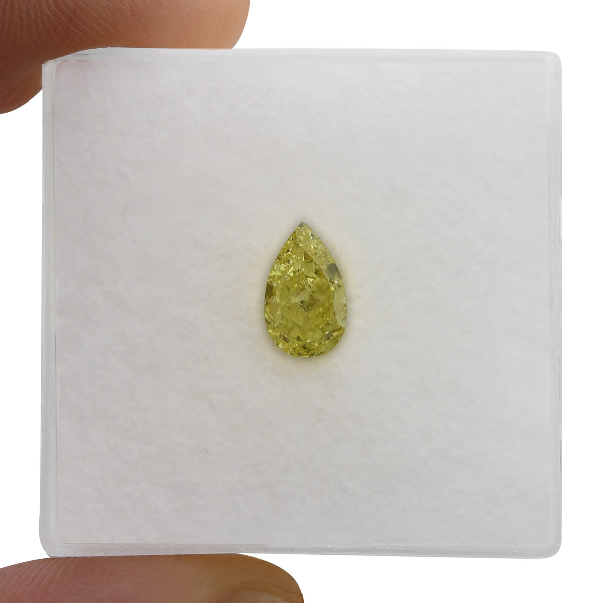 Pear Diamond | 0.6 ct | Fancy Intense Yellow | VS1 | GIA | Ref 719811