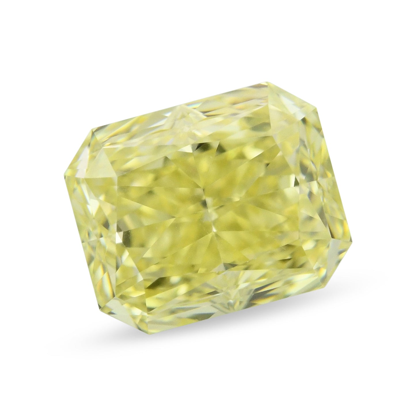 0,60 Karat Fancy Yellow Radiant FL GIA