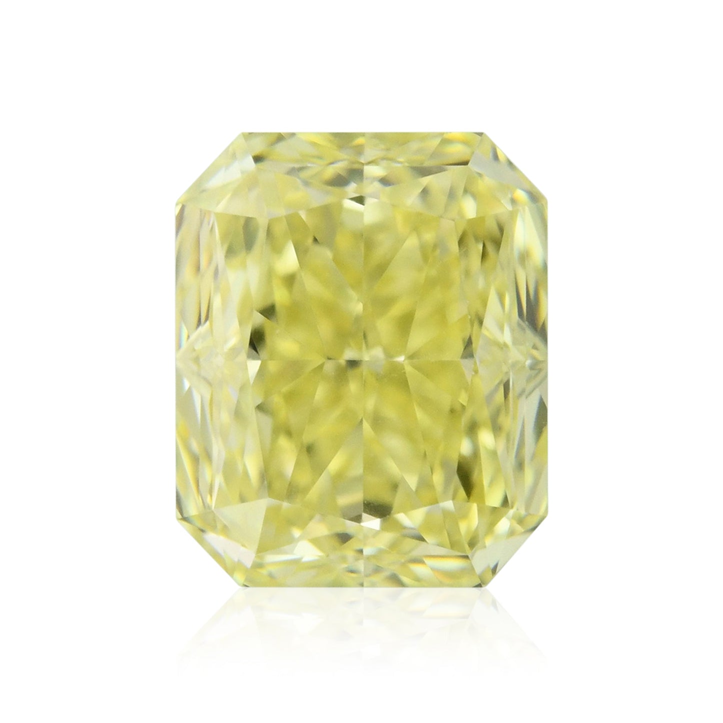 0,60 Karat Fancy Yellow Radiant FL GIA