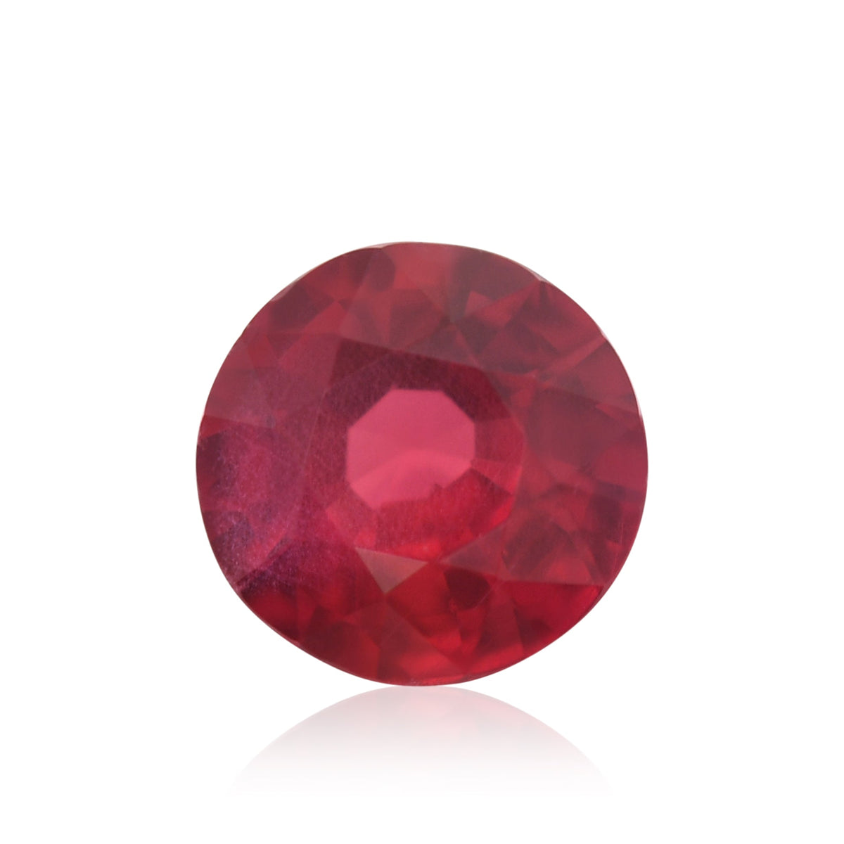 Runder Rubin | 0,6 ct | Rot | Ref. 711369